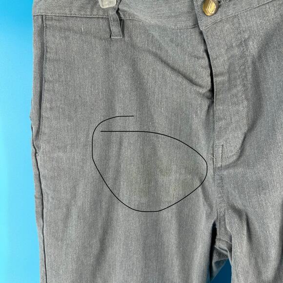 Volcom Shorts Men 32 Gray Chino Casual Streetwear Skate Everyday - Picture 10 of 12